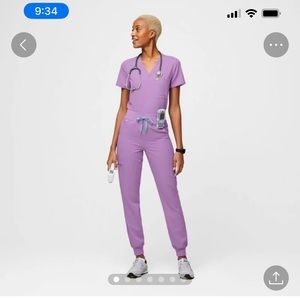 Figs Scrub Pants, Lilac Dawn, XS/Regular